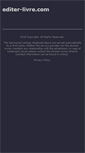 Mobile Screenshot of editer-livre.com